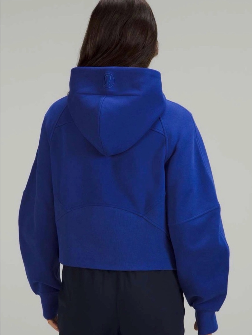lululemon Scuba Oversized Half-Zip Hoodie (NWT) in Larkspur (Blue) - Picture 5 of 10